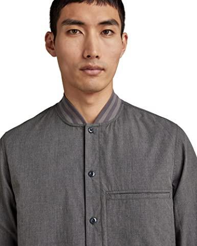 [G-Star RAW ] メンズ シャツ 長袖 胸ポケット ボンバースタイルL