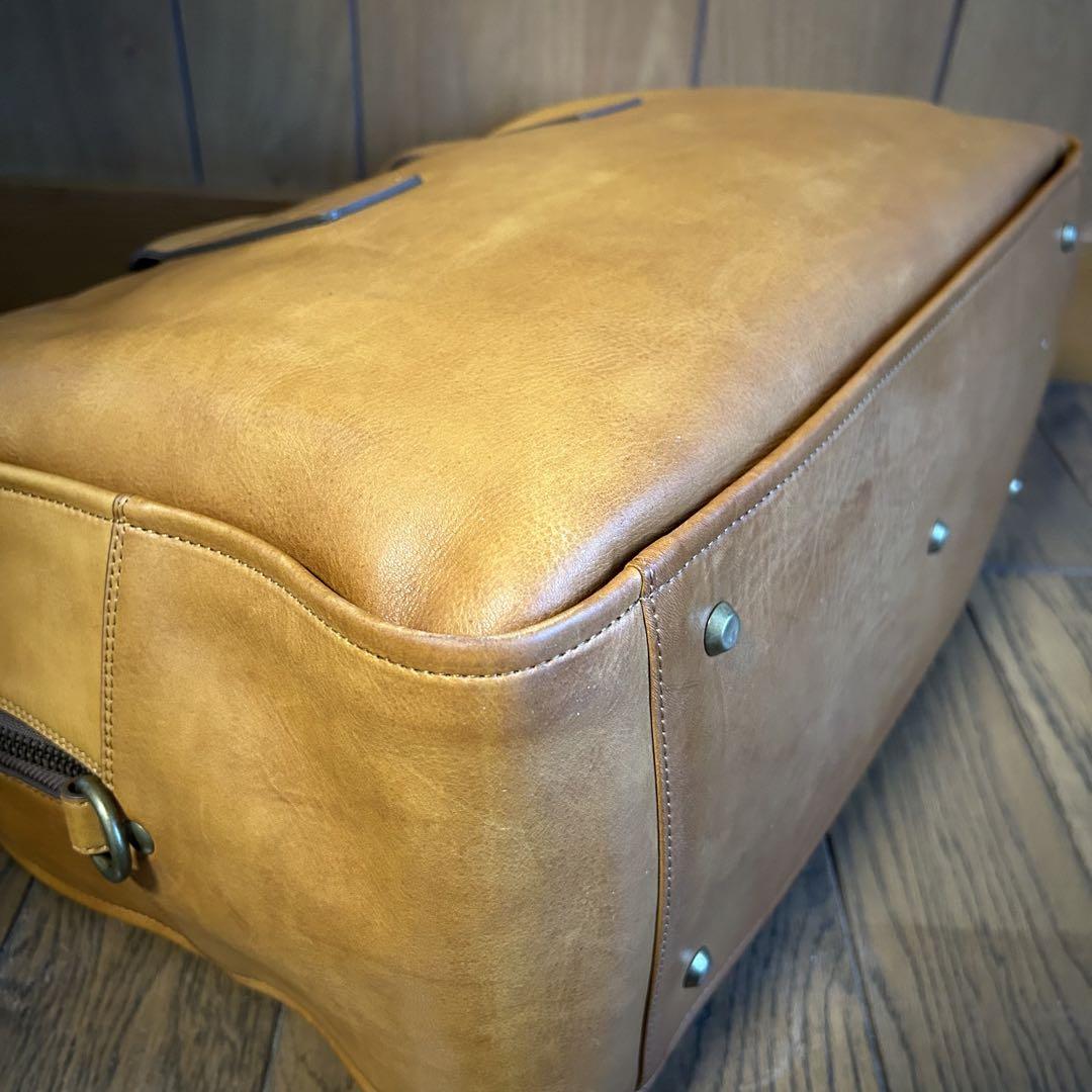【美品】土屋鞄　ボストンバッグ　レザー