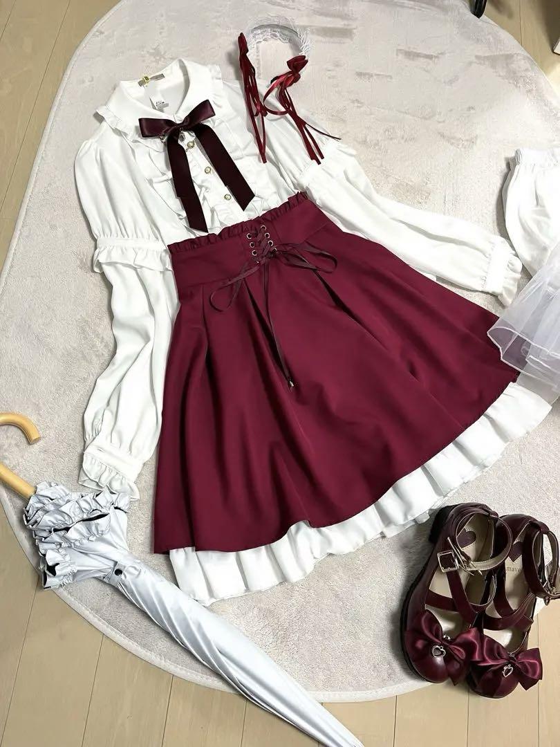 【極美品】ロリータAmavel アマベル/セット(ブラウススカートパンプス) 他