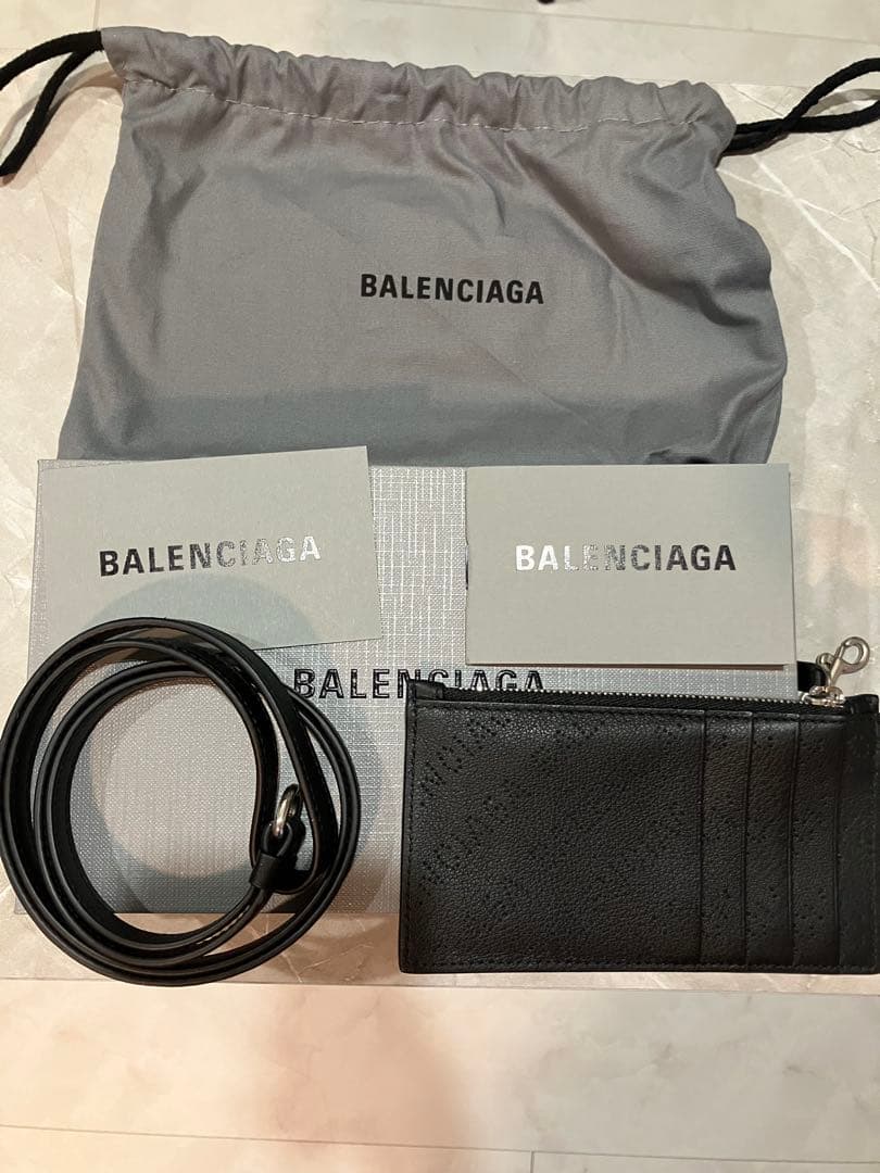 BALENCIAGA バレンシアガ レザー カードケース 財布 キーケース