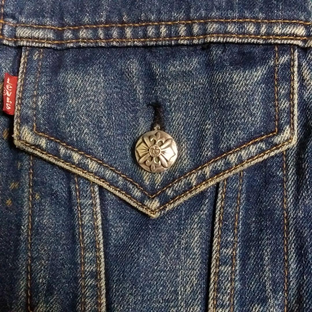 Levi's◎Wネーム◎リーバイス × ロイヤルオーダー◎Gジャン◎M◎難あり