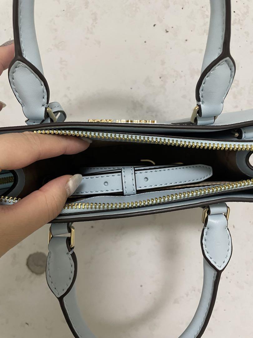 MICHAEL KORS ライトブルーハンドバッグ
