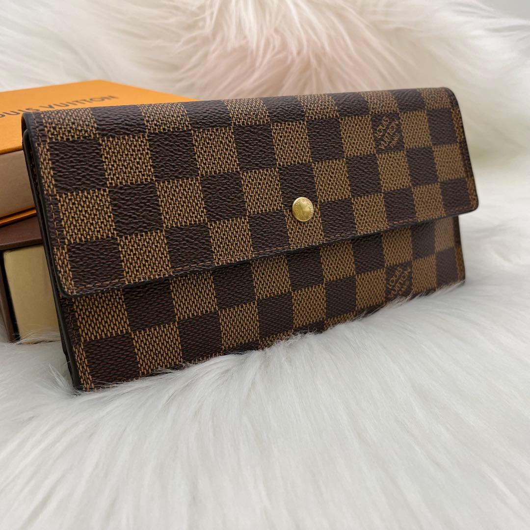 極美品✨ポルトトレゾール インターナショナル ダミエ ルイヴィトン 極美品✨ポルトトレゾール インターナショナル ダミエ ルイヴィトン