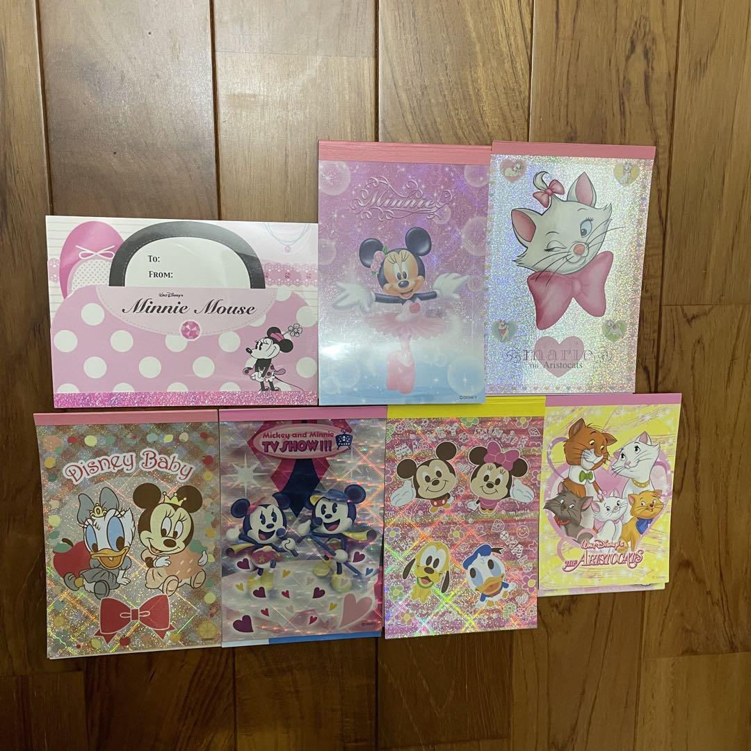 ディズニー メモ帳 ミッキー ミニー マリーちゃん メモ帳
