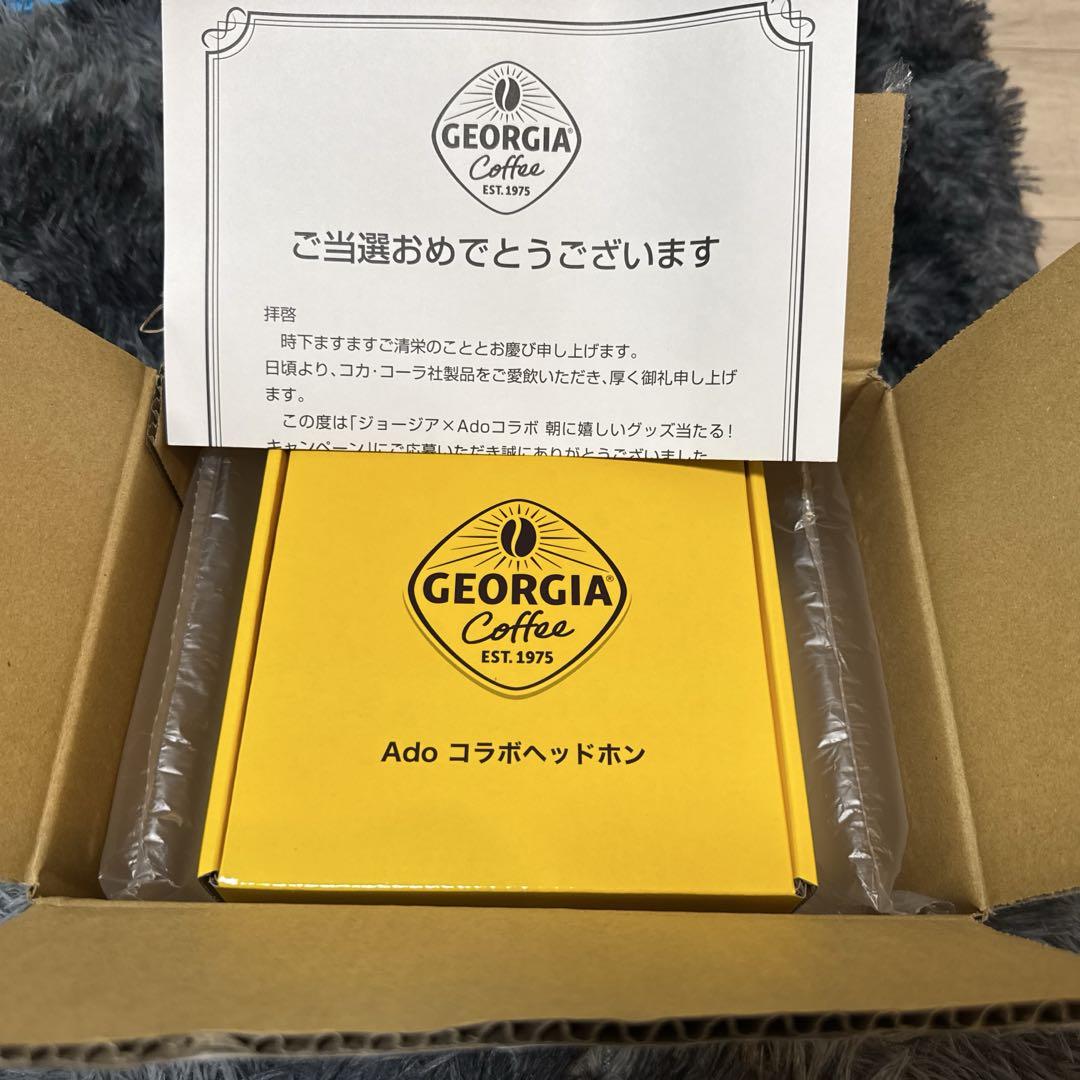 GEORGIA Ado コラボヘッドホン イエロー - メルカリ