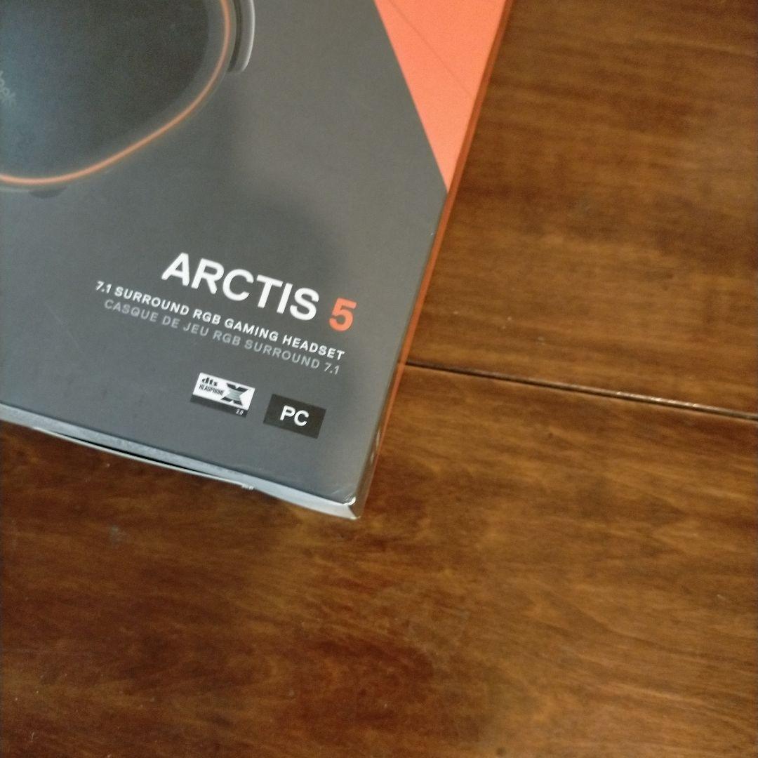 steelseries arctis5 BLACK ゲーミングヘッドセット