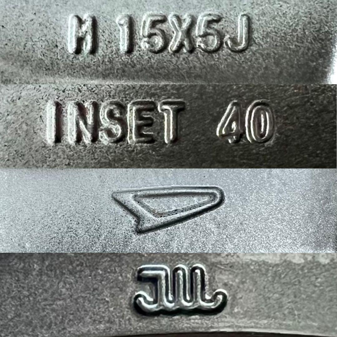 トヨタ タンク ルーミー M900A カスタム純正ホイール 15インチ4本セット