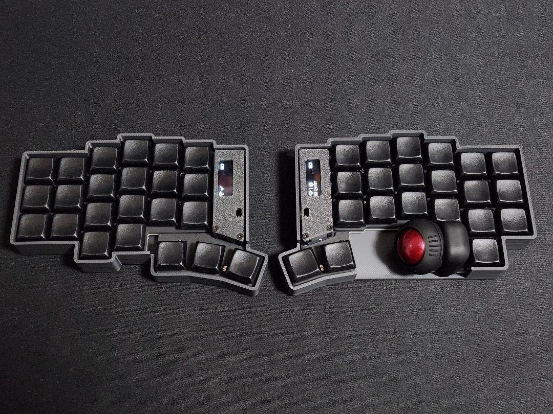 keyball44 LP 完成品 無線化(Bluetooth) 自作キーボード - メルカリ