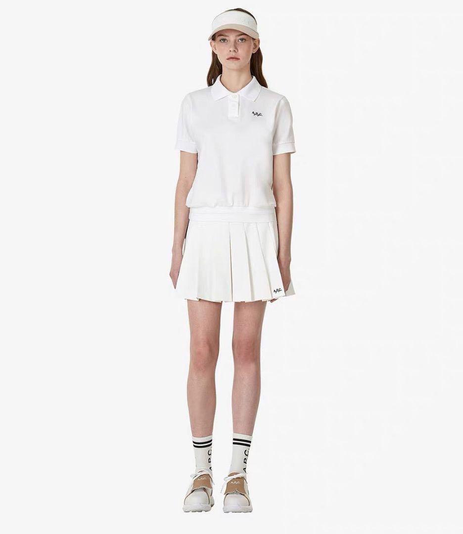 A.P.C.新作 ゴルフウェア レディース ポロシャツ トップス 半袖
