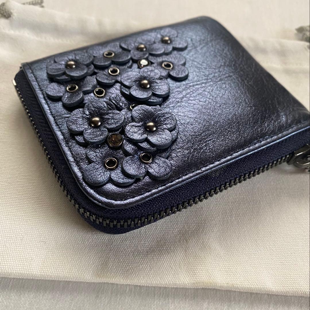 ⭐️最終価格⭐️新品 アンテプリマ マッツェット Lラウンドウォレット ネイビー