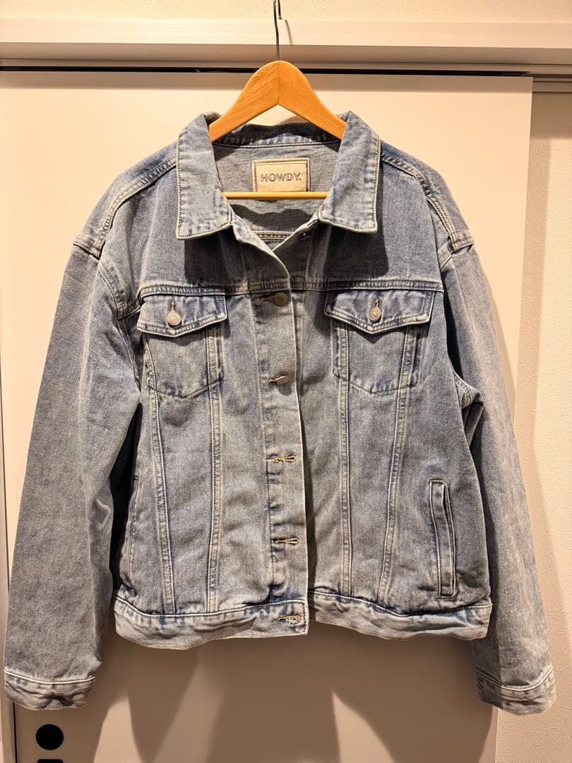 HOWDY. デニムビッグジャケット SIZE