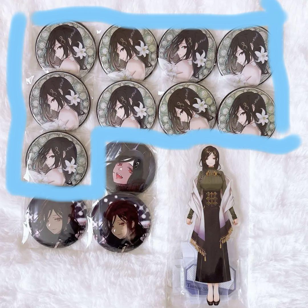 にじさんじ 白雪巴 アクスタ 缶バッジ ウィンターデート