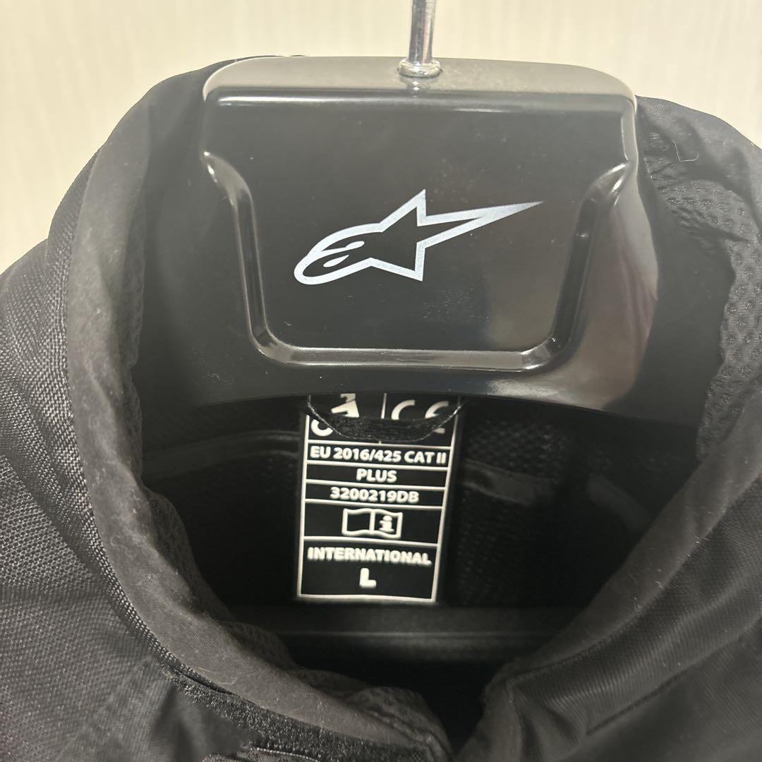 Alpinestars バイクジャケット 黒/蛍光イエロー