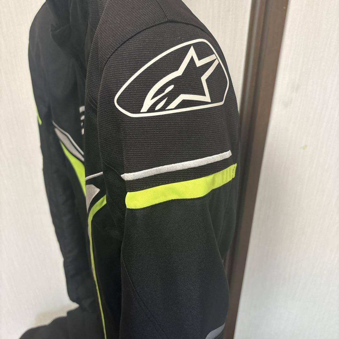 Alpinestars バイクジャケット 黒/蛍光イエロー