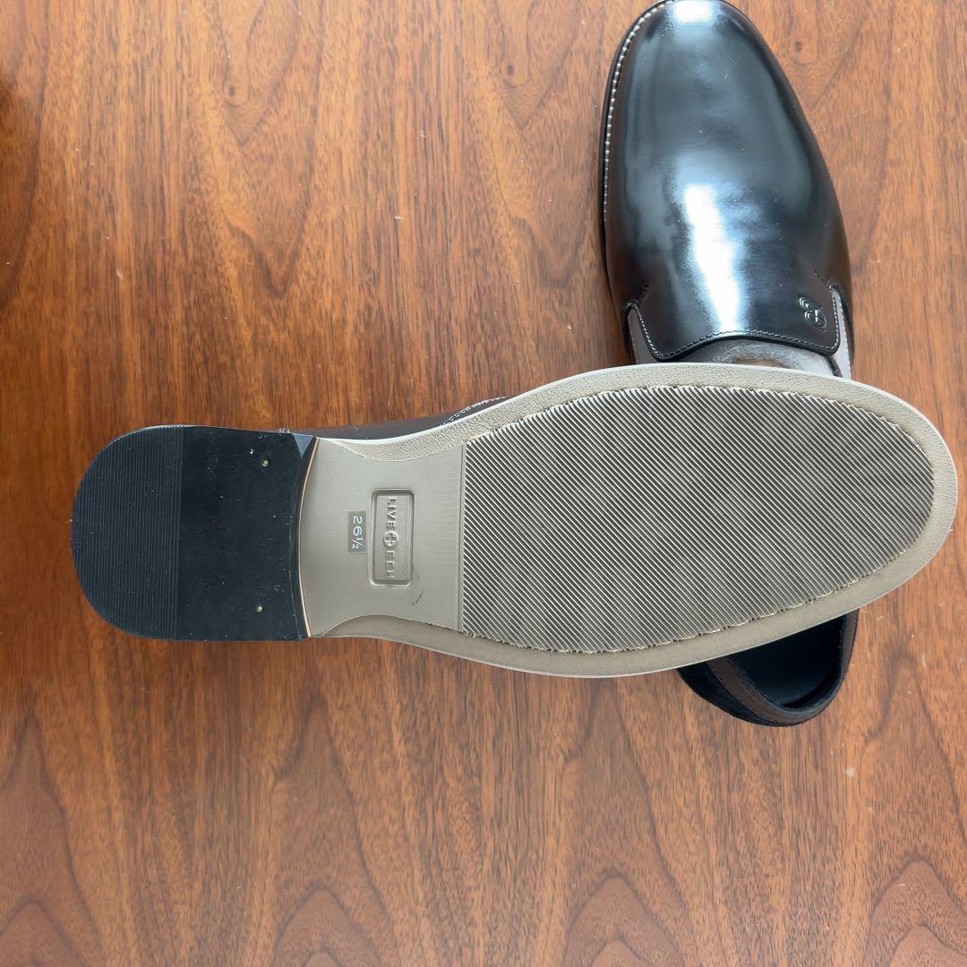 新品 26.5㎝ LANVIN ブラック メンズシューズ