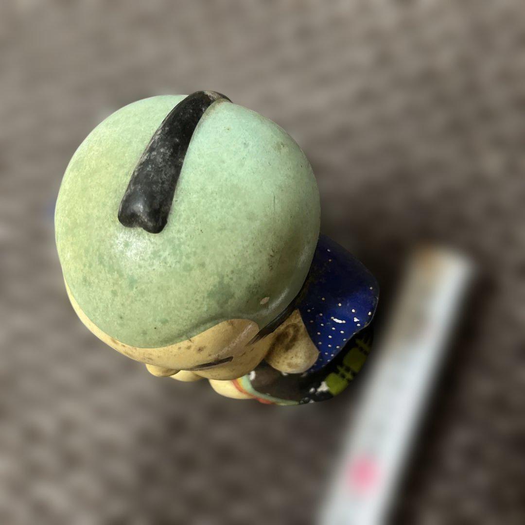 幸運を招く 福助 人形 陶器 昭和 手描き 貯金箱 骨董 幸運を招く 福助 人形 陶器 昭和 手描き 貯金箱 骨董の通販 by