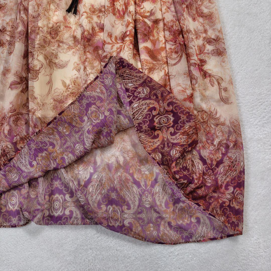 極美品 現行 グレースコンチネンタル ロングワンピ マキシ ベルト 花柄 レース 極美品 現行 グレースコンチネンタル ロングワンピ マキシ ベルト 花柄 レース