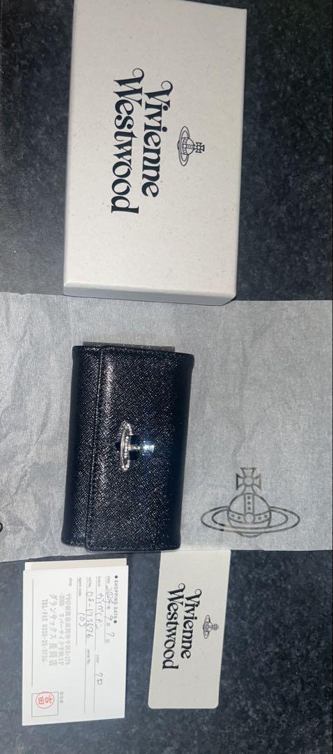 「極美品」Vivienne Westwood ブラックキーケース