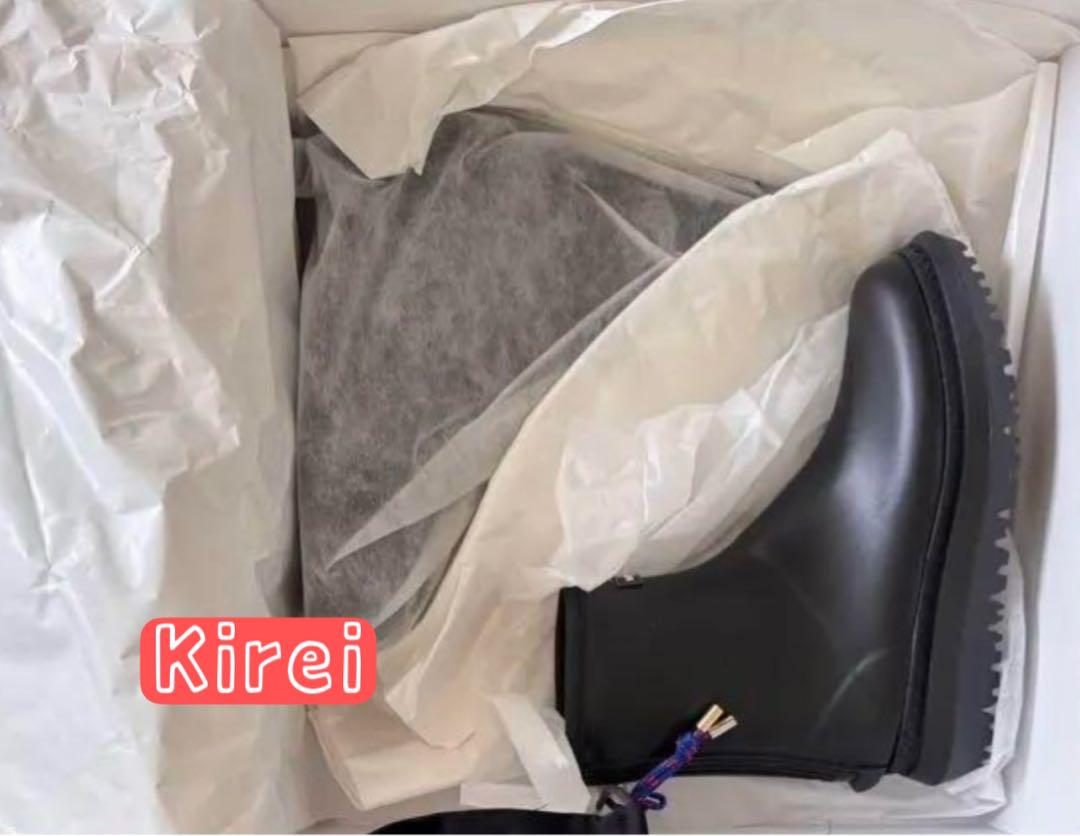 【新品・未使用】sacai サカイ ラバーブーツ BLACK Lサイズ　長靴 新品・未使用】sacai サカイ ラバーブーツ BLACK Mサイズ - メルカリ