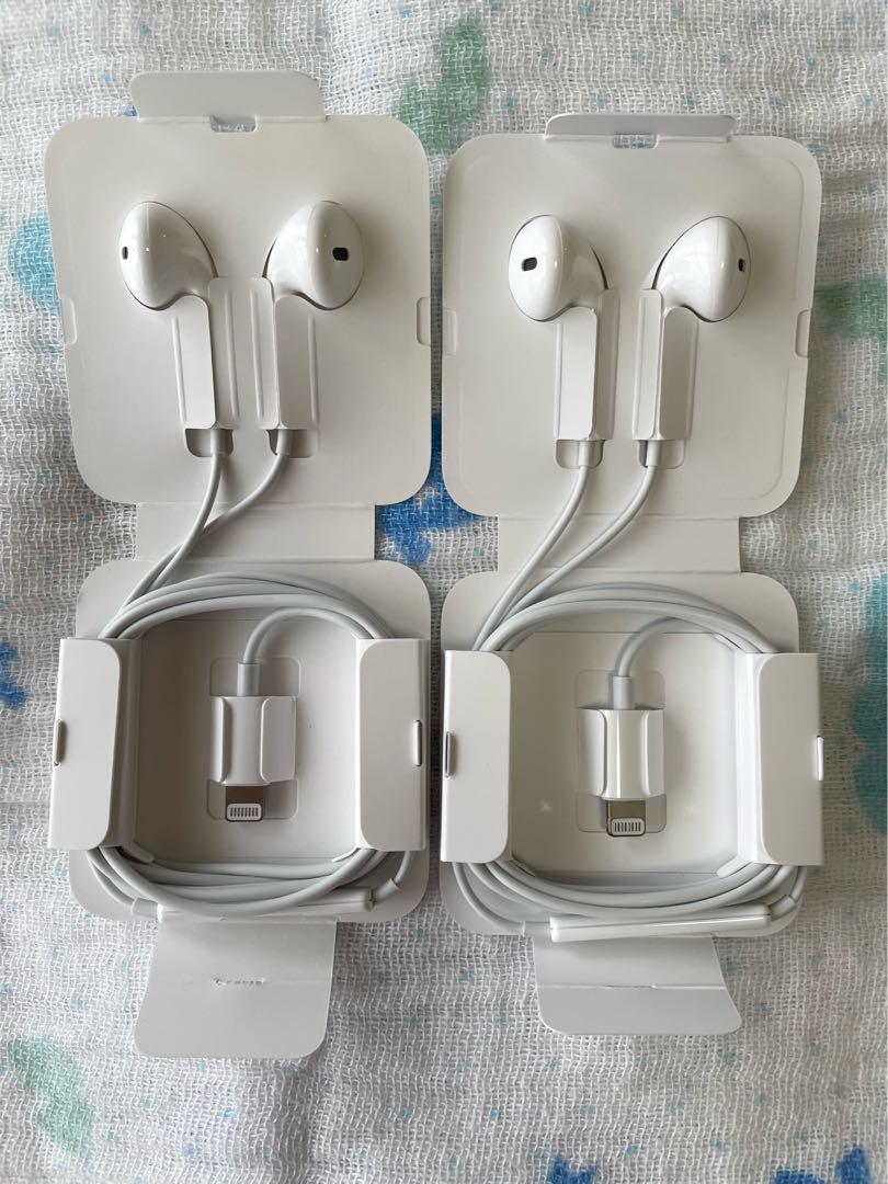 iphone純正イヤフォン iPhone付属品 純正イヤホン2個セット
