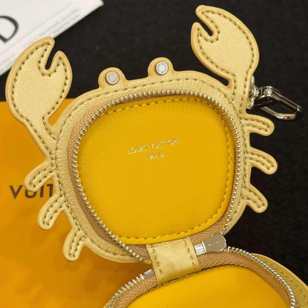 LOUIS VUITTON バッグチャーム カニモチーフ ブルー