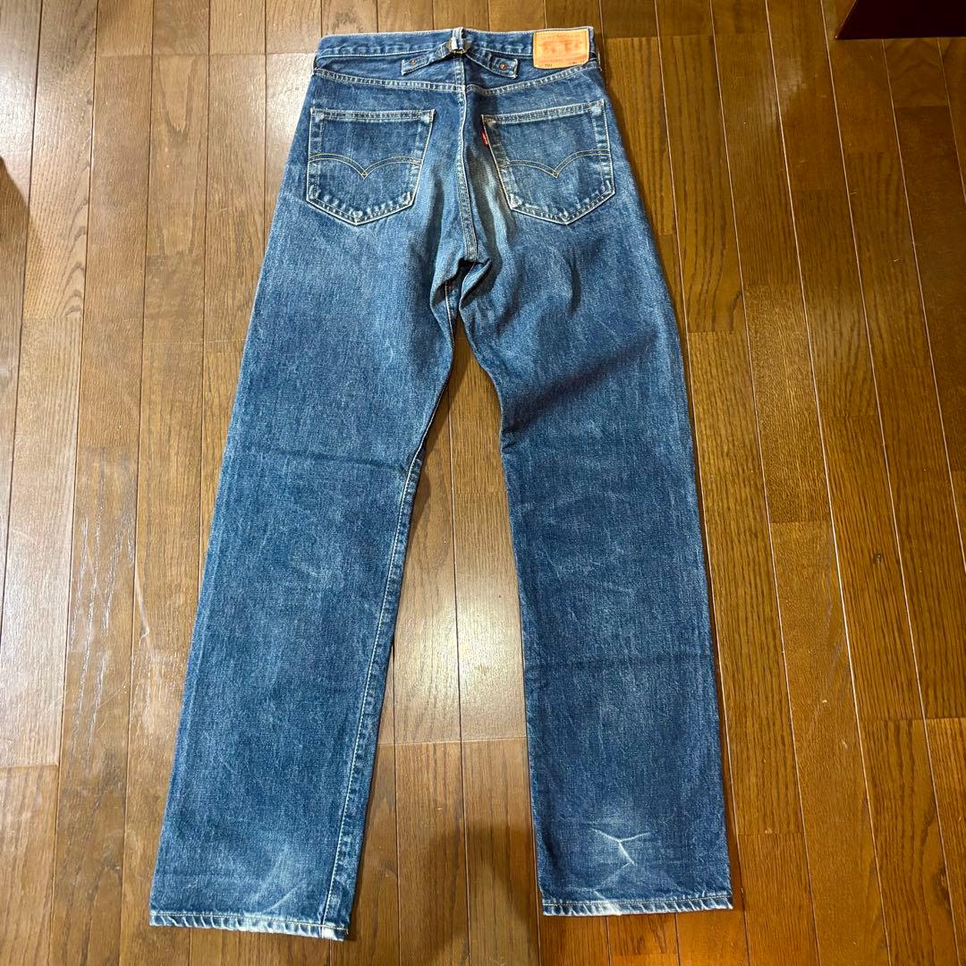 Levi's 701 XX Ｗ30L34 赤耳　ビックE 革パッチ 復刻　日本製