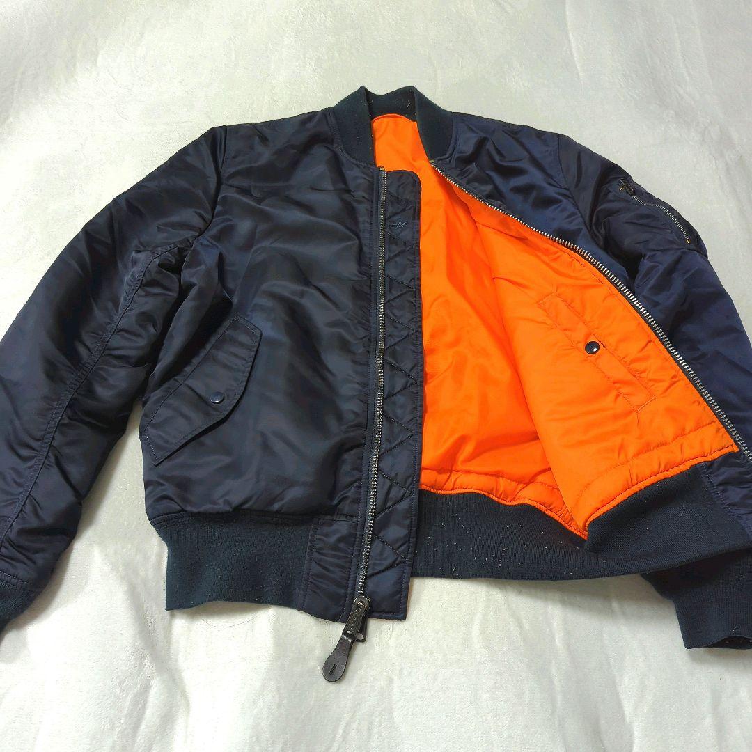 ALPHAINDUSTRIES MA1 フライトジャケット Lサイズ ネイビー