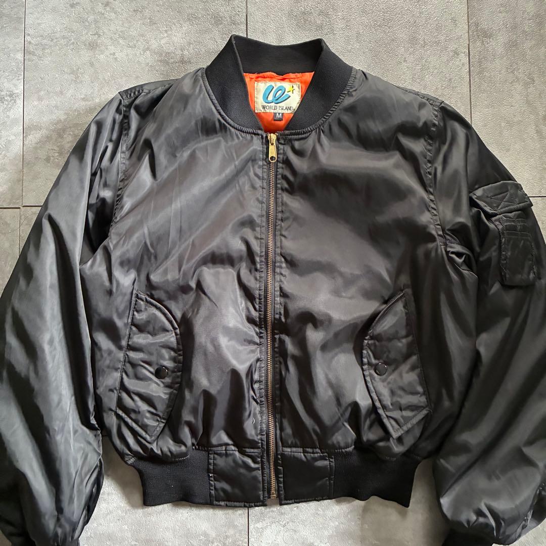 old design MA-1 flight jacket ブラック old design MA-1 flight jacket ブラック