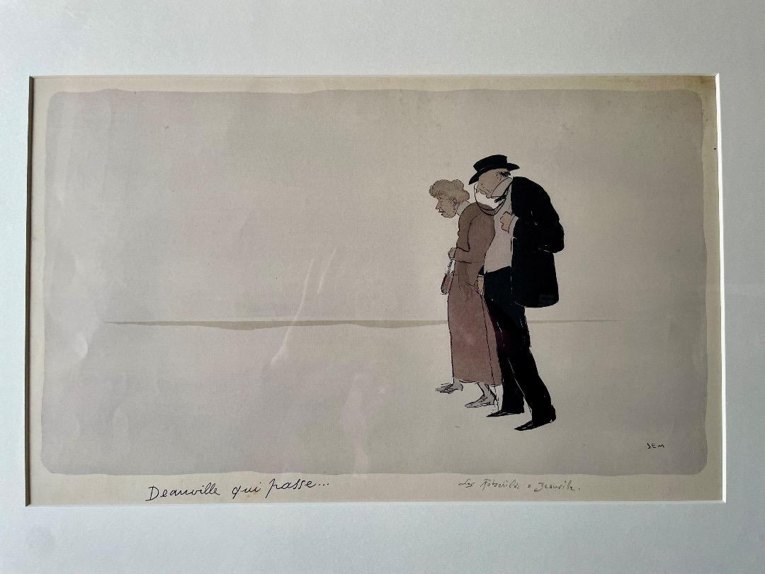 セム SEM / ジョルジュ・グルサ Georges GOURSAT リトグラフ 画像6