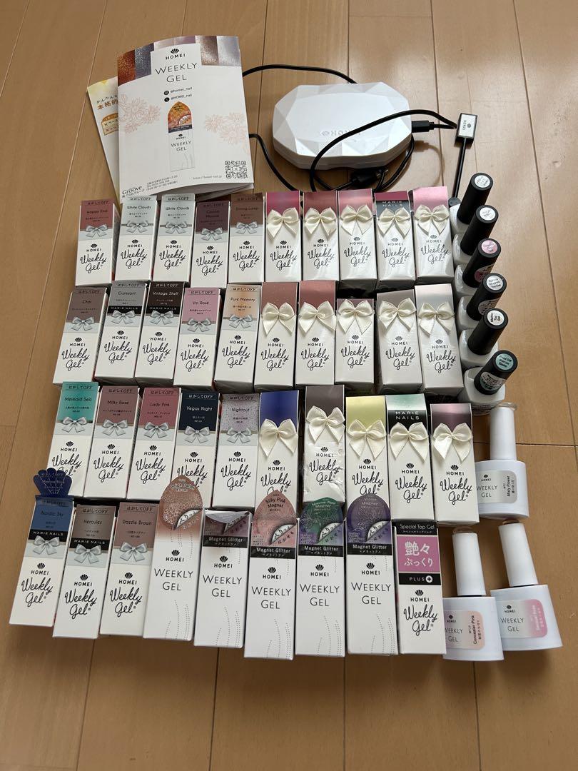 HOMEI Weekly Gel セット LEDライト付き