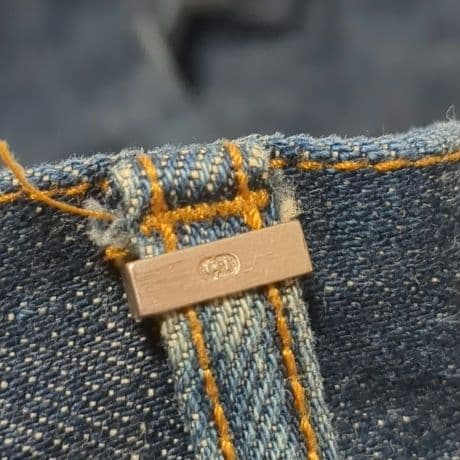 【美品】ディオール☆革タグ　現行　濃紺　デニムパンツ　人気モデル