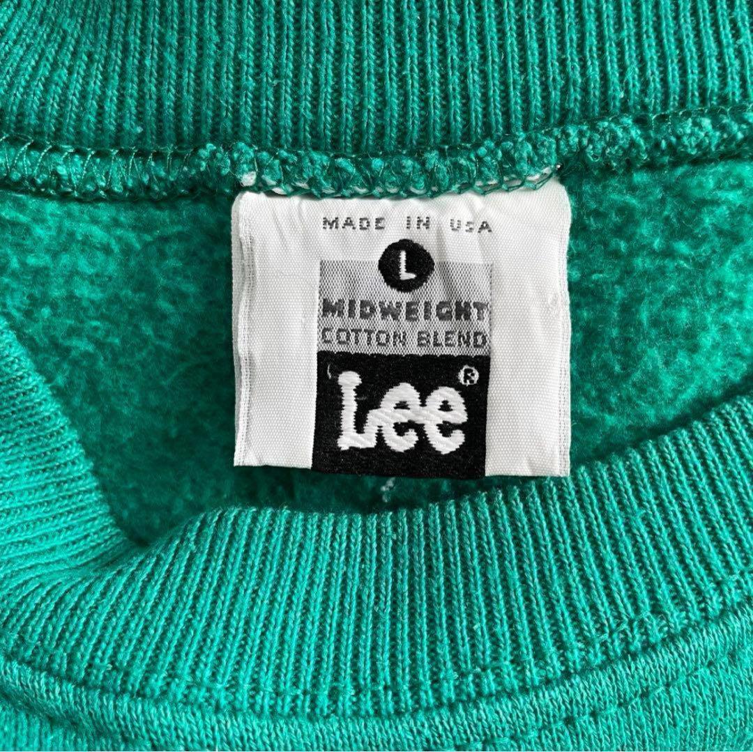 Lee リー USA製 半袖スウェット ビンテージ 90s グリーン Lサイズ
