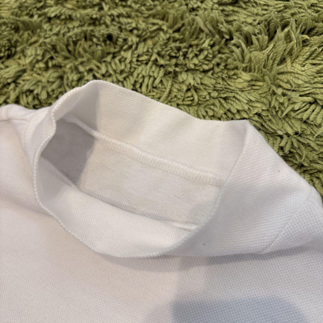 PEARLY GATES ベアカノコ 半袖モックネックTシャツ ホワイト 1