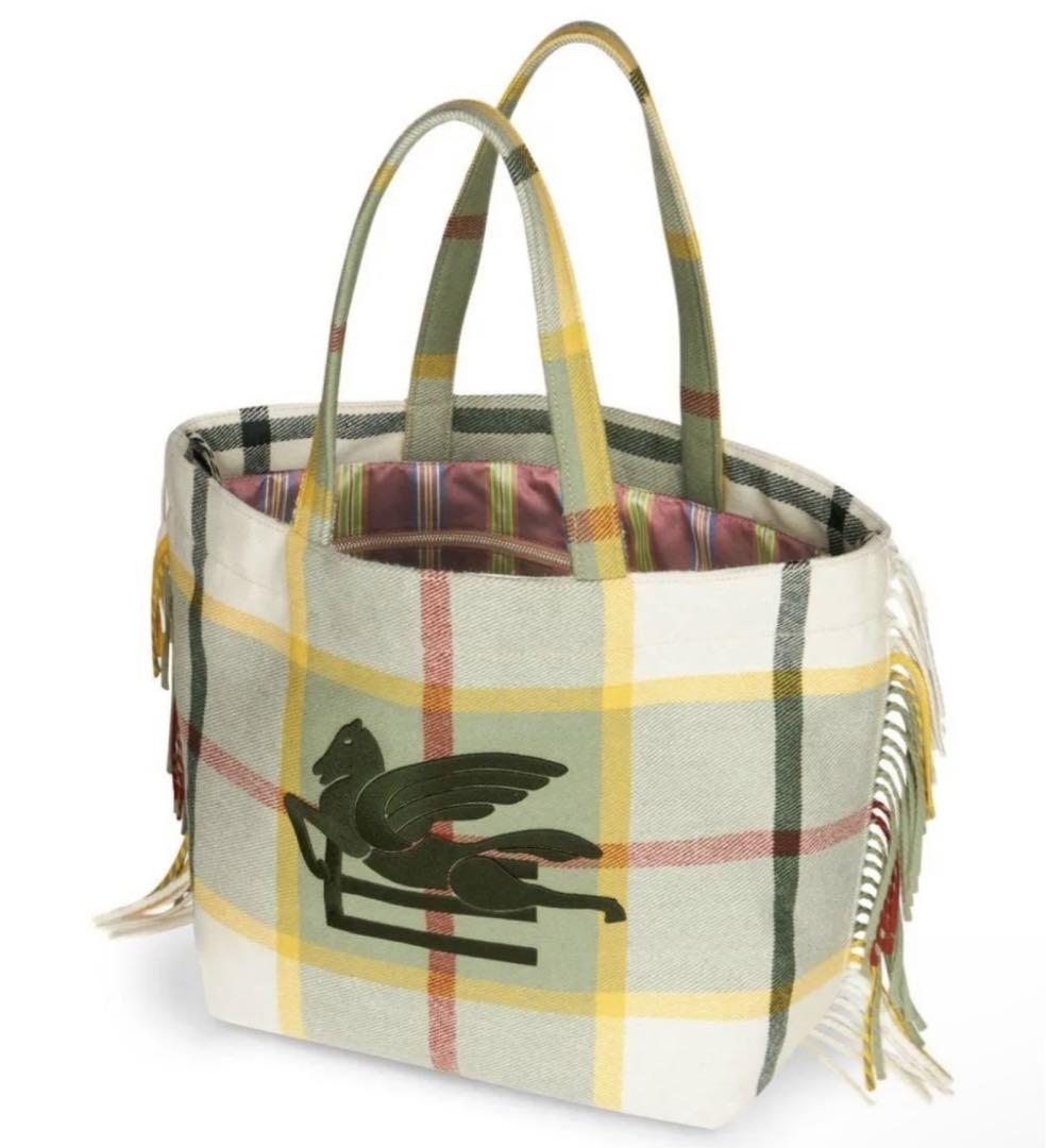 新品】ETRO エトロ チェック トートバッグ
