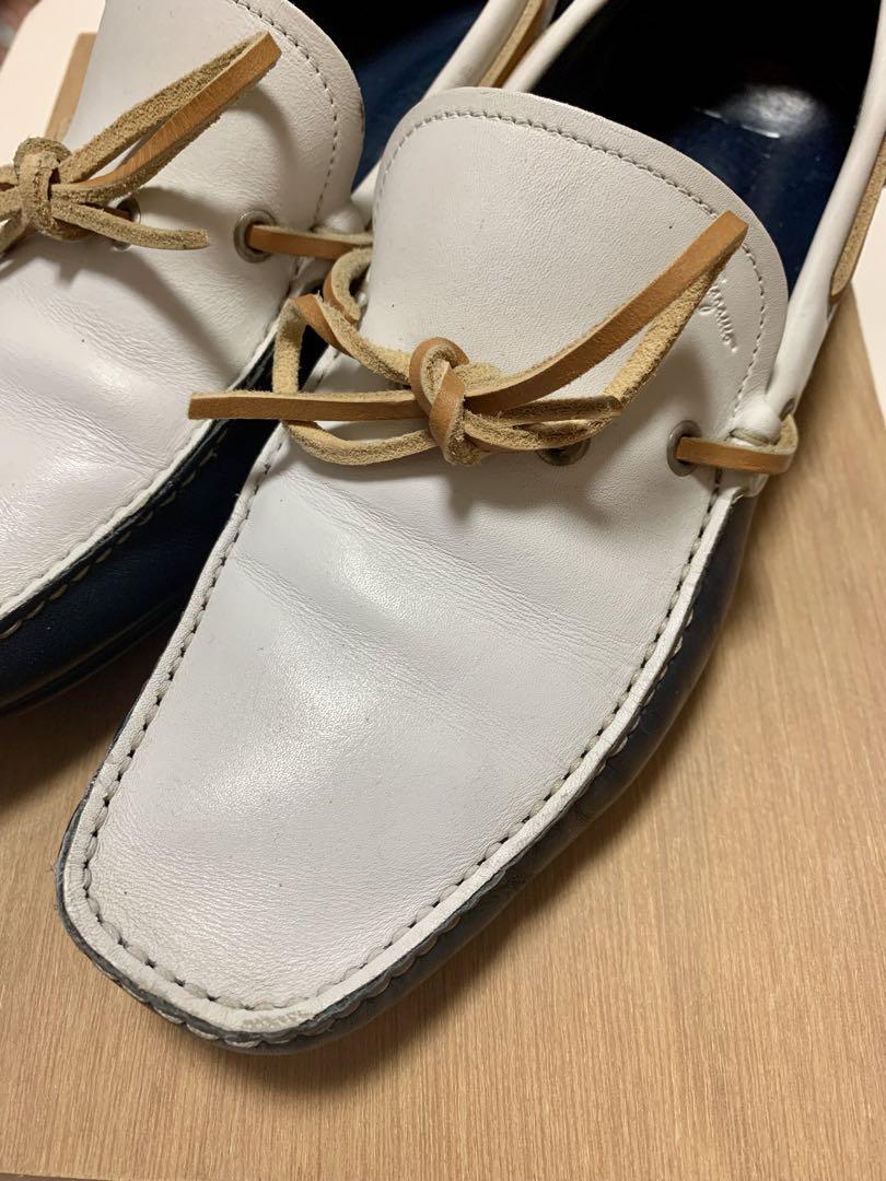 逸品】 フェラガモ リボンドライビングスリッポン デッキ Ferragamo