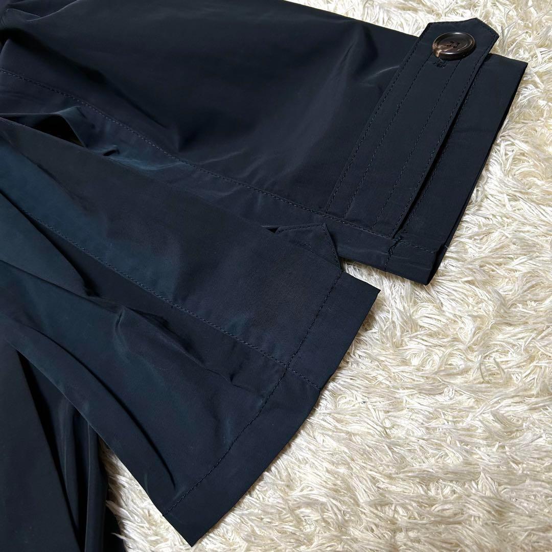 未使用 Max Mara The Cube トレンチコート ベルト 36 紺 黒