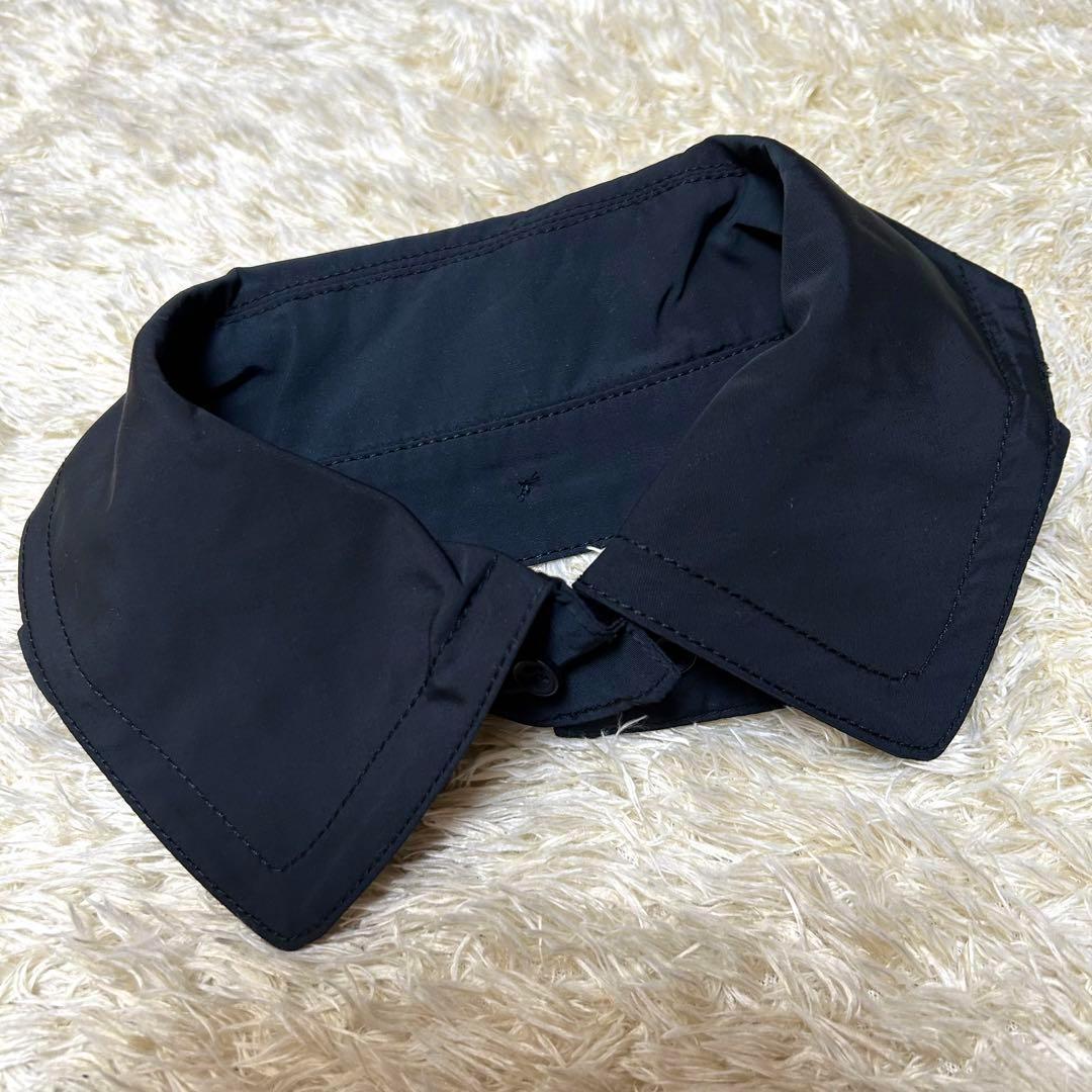 未使用 Max Mara The Cube トレンチコート ベルト 36 紺 黒
