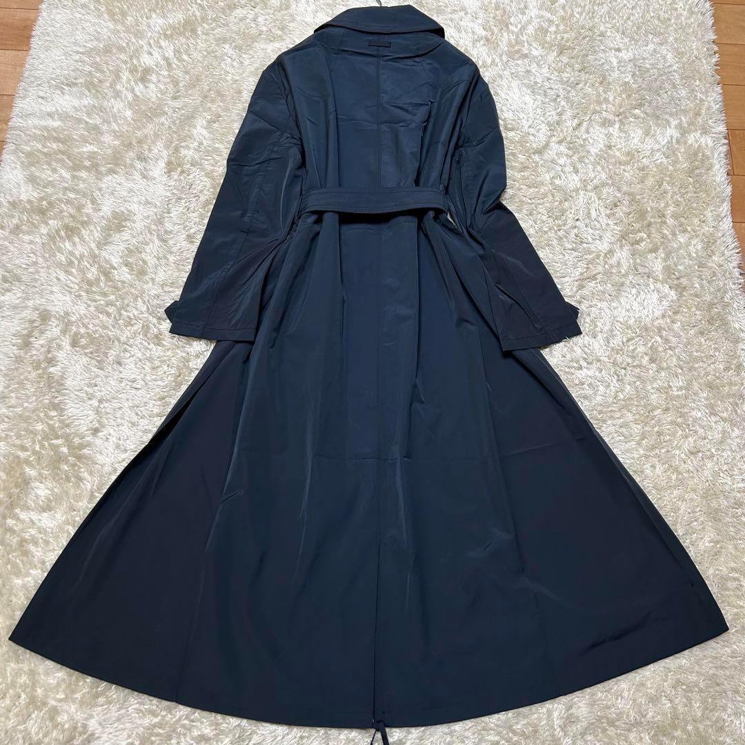 未使用 Max Mara The Cube トレンチコート ベルト 36 紺 黒