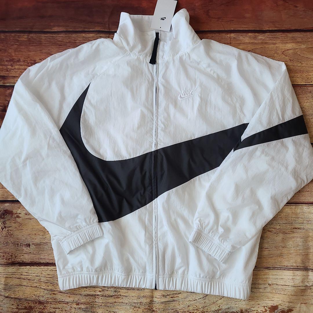 NIKE ビッグスウッシュ ナイロンジャケット L人気 商品 通販