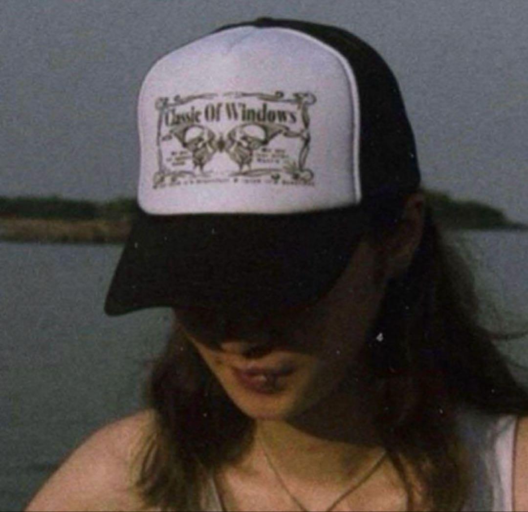 Classic Of Windows Butterfly Mesh Cap 白