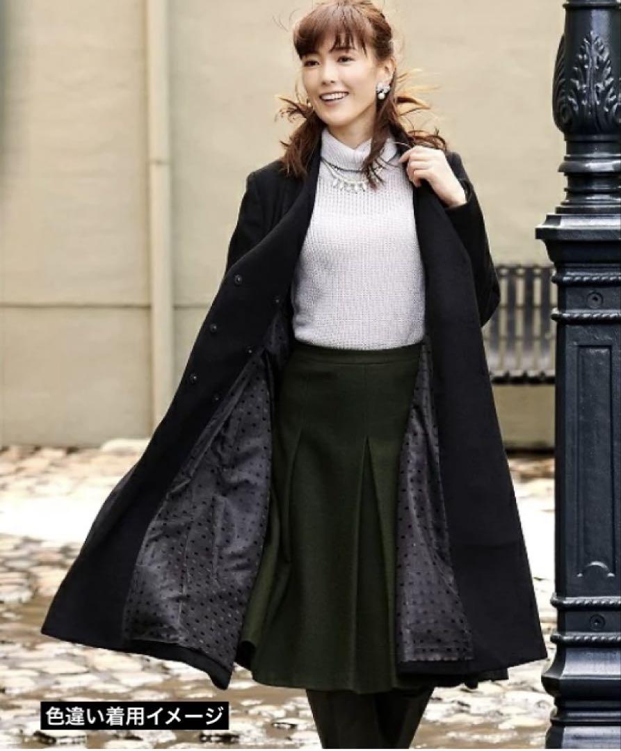 RUIRUE BOUTIQUE カシュクールフィットアンドフレアーコート