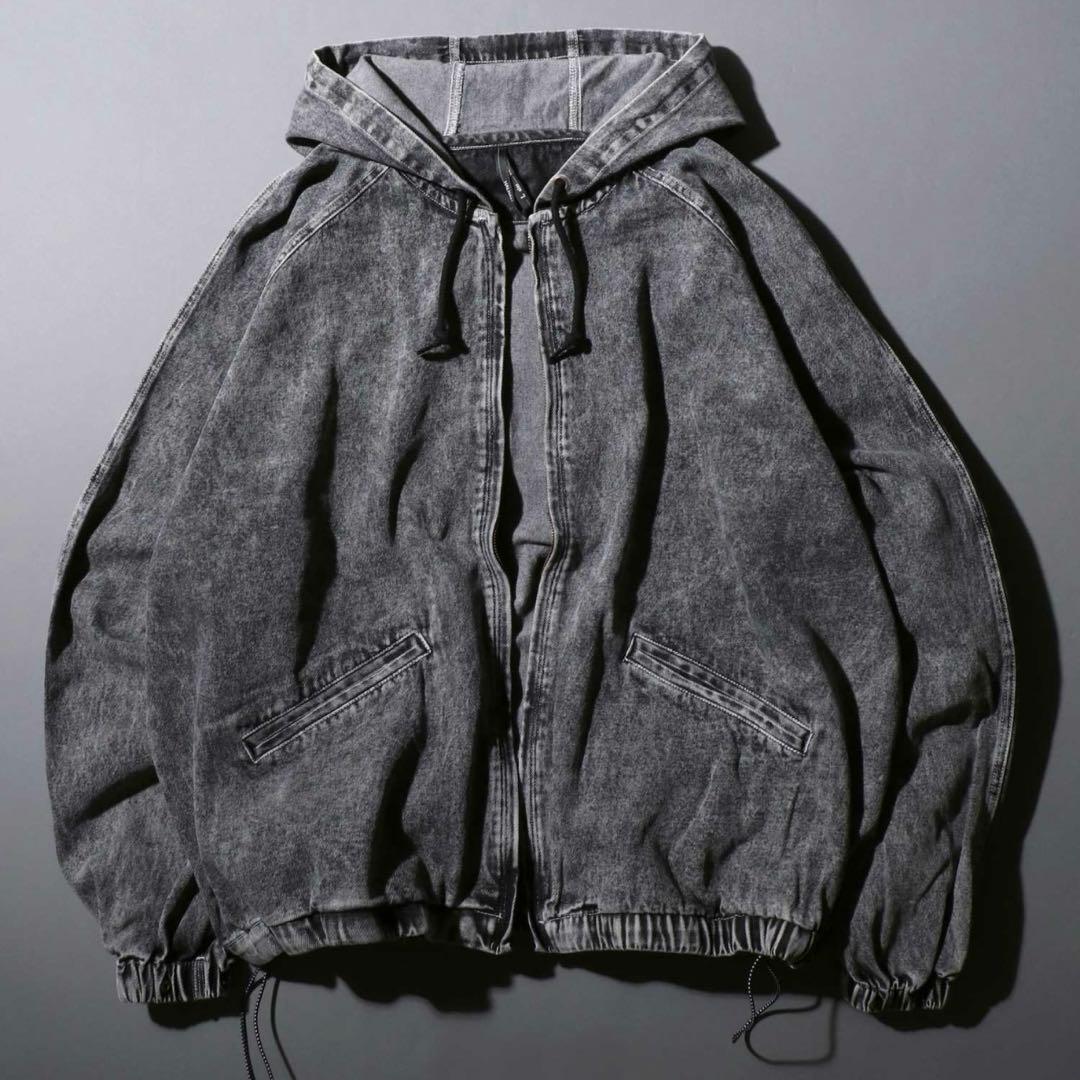 SITRY Oversize denim hood jacket 5,829円