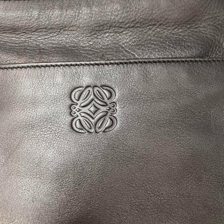 良品✨】LOEWE ロエベ ショルダーバッグ アナグラム レザー 黒