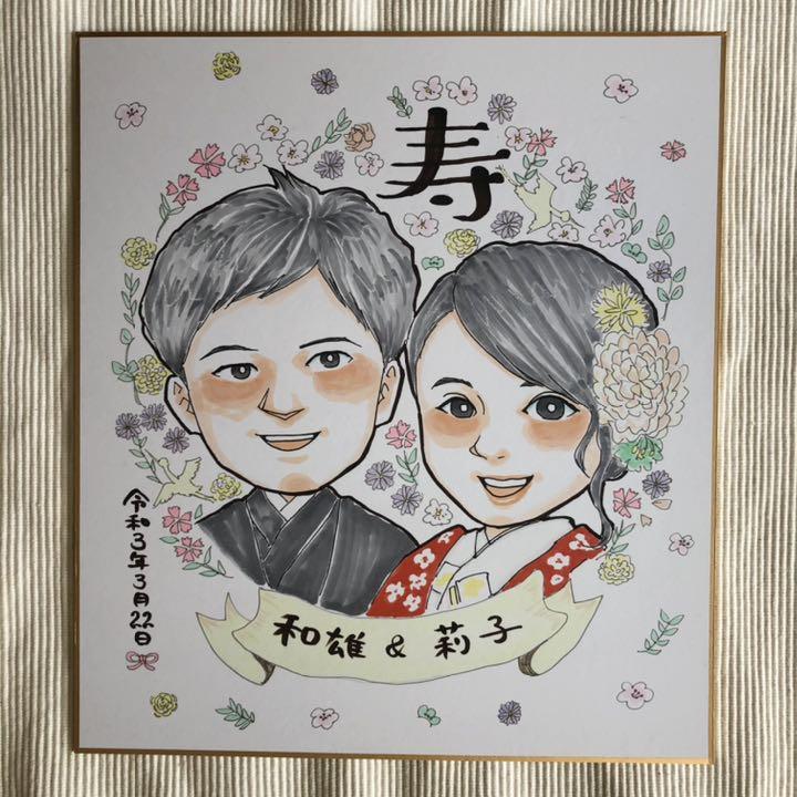 似顔絵ウェルカムボード⭐︎ウェディング結婚式 uNpis-m72949603754 得価好評