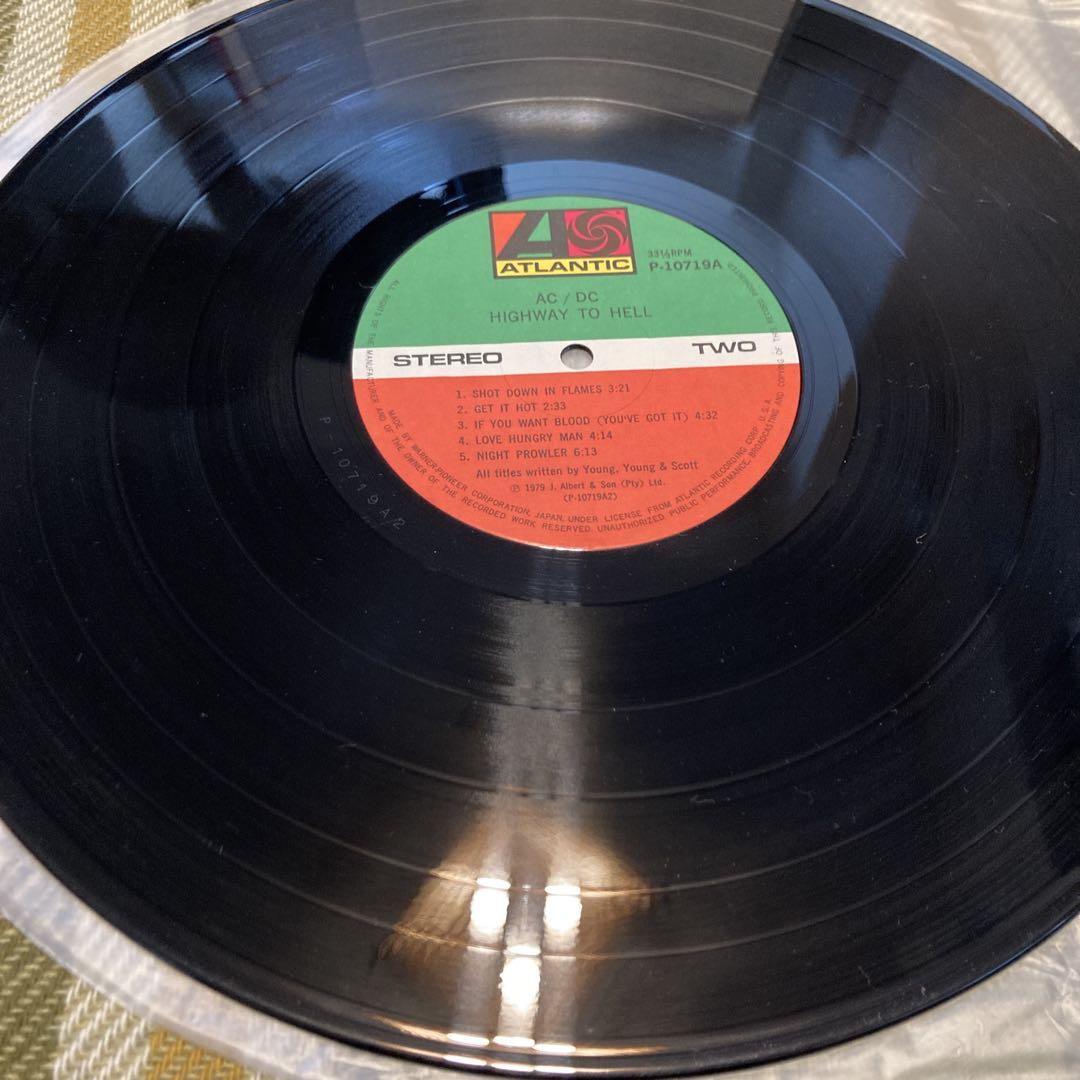 AC/DC 地獄のハイウェイ レコード(日本盤)帯付き