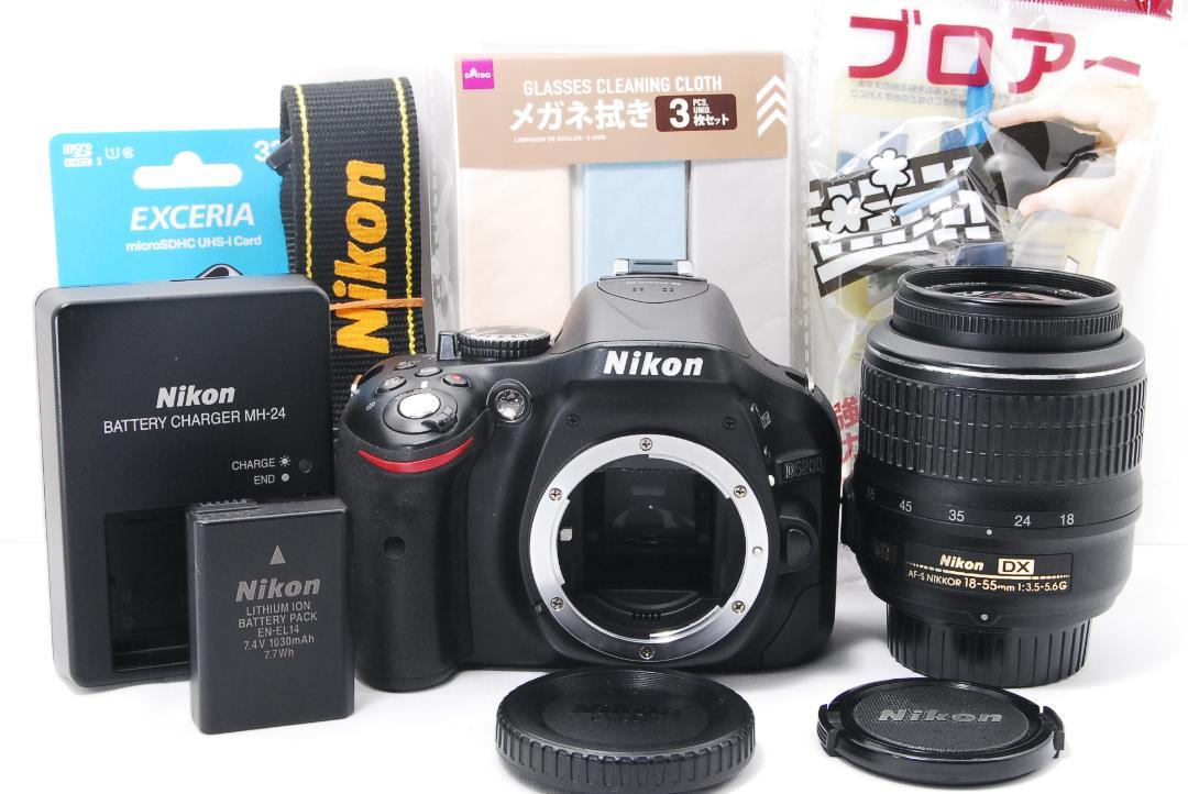 ✨ 少シャッター数 Nikon D5200 一眼レフカメラ ニコン