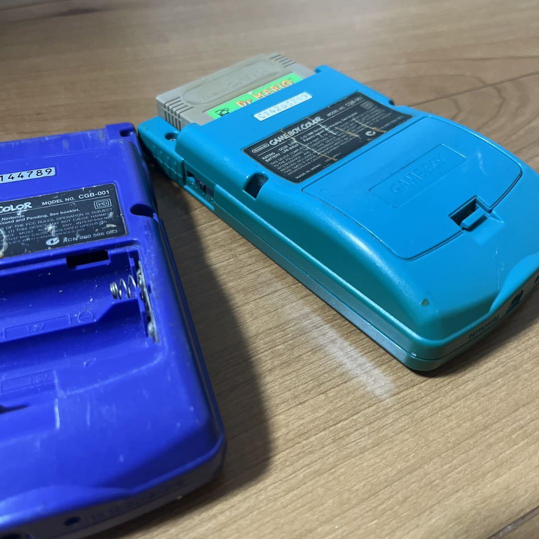 任天堂 ゲームボーイカラー本体 2台ジャンク品 tsubasa1999