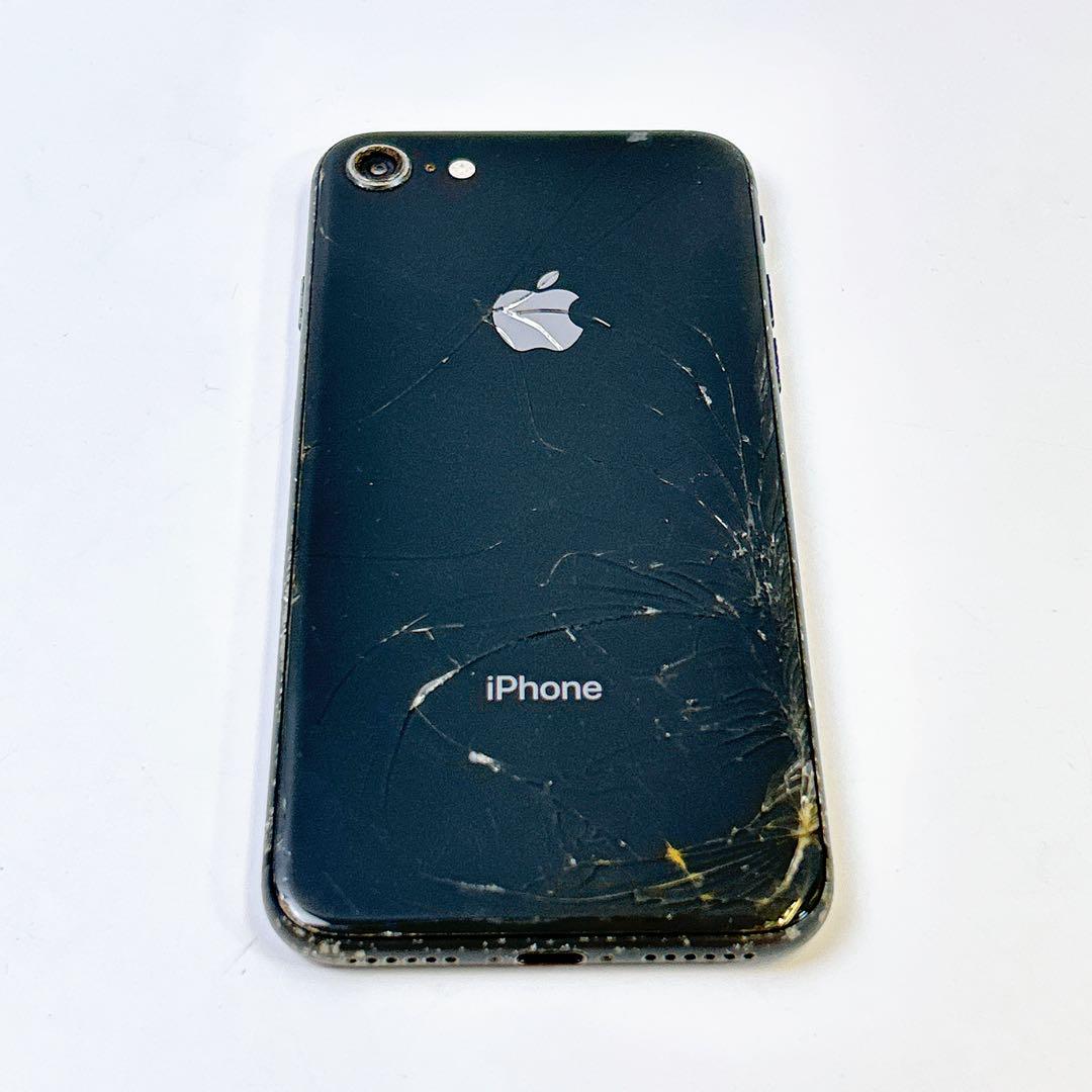iPhone8 64GB 本体 ブラック バッテリー75% 損傷大 iPhone8 64GB 本体 ブラック バッテリー75% 損傷大