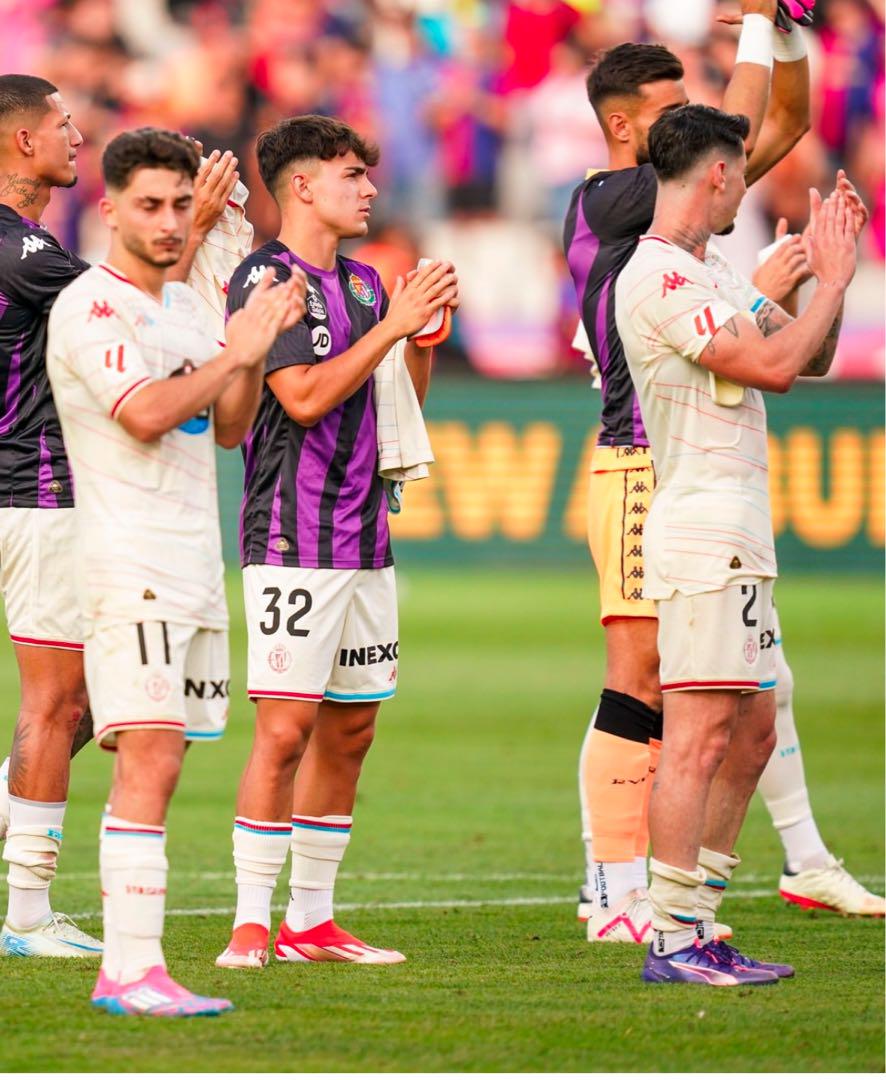 交換無料！ Kappa Real サッカー 支給品 シャツ プレマッチ Valladolid ウェア