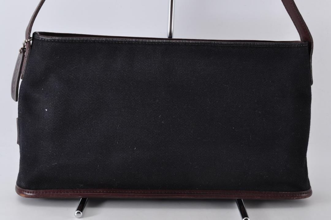【送料込】 コーチ COACH 美品 6136 ブラック トート ショルダーバッグ バッグ
